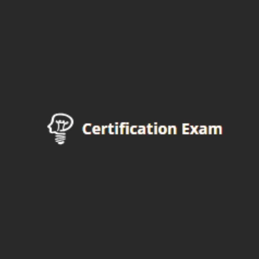 Certificate Exam