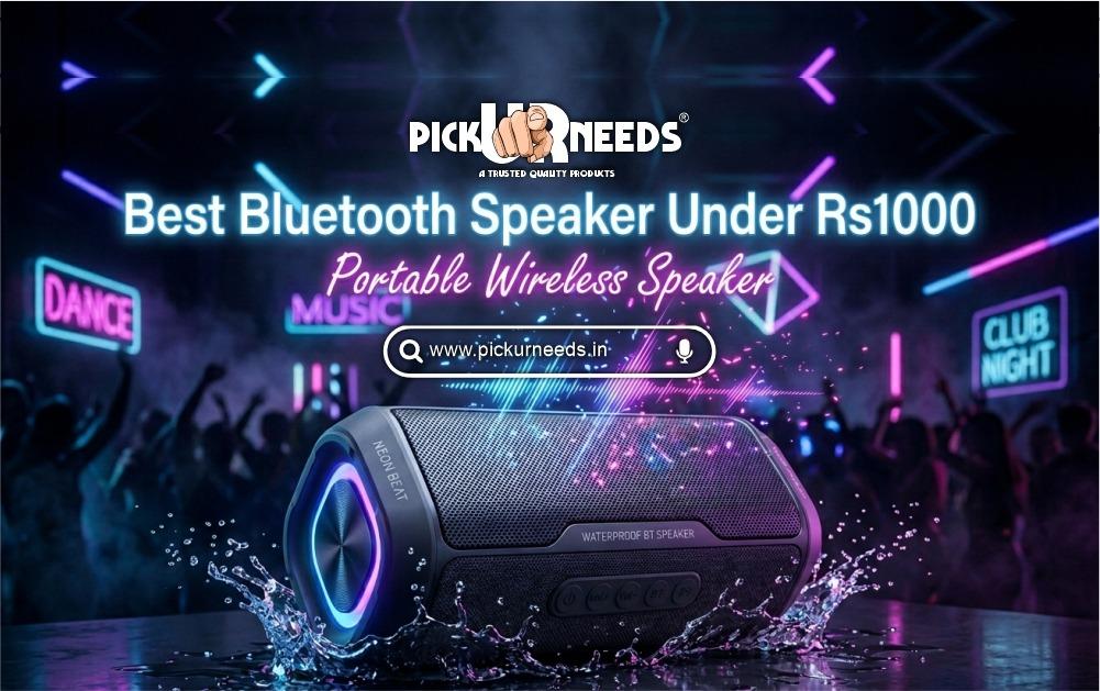 Best Bluetooth speaker under ₹1000 &ndash; portable wireless with deep bass