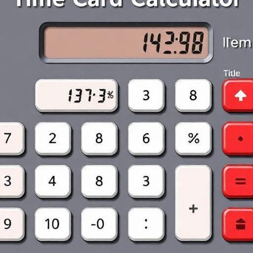 Time Card Calculator