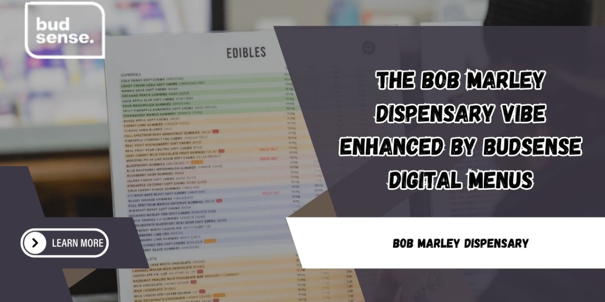 The Bob Marley Dispensary Vibe Enhanced by BudSense Digital Menus