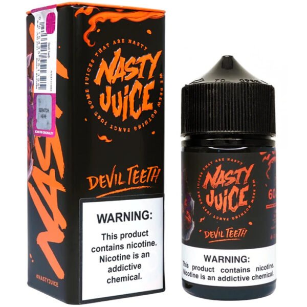 NASTY JUICE E LIQUID 60 ML 0 MG DEVIL TEETH - Circle City Smokes