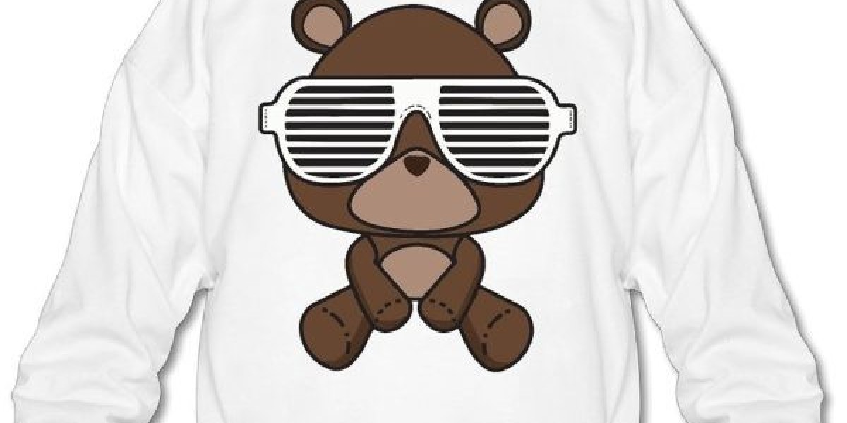 Kanye West Bear Yeezy Men’s Fleece Hoodie  A Streetwear Icon