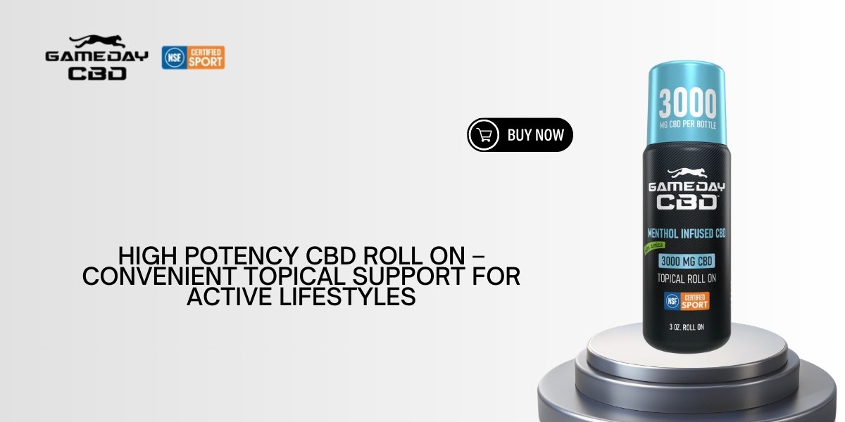 High Potency CBD Roll On – Convenient Topical Support for Active Lifestyles
