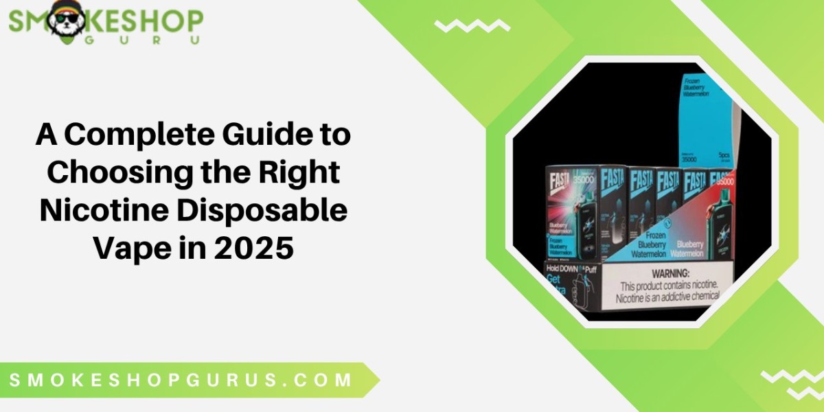 A Complete Guide to Choosing the Right Nicotine Disposable Vape in 2025