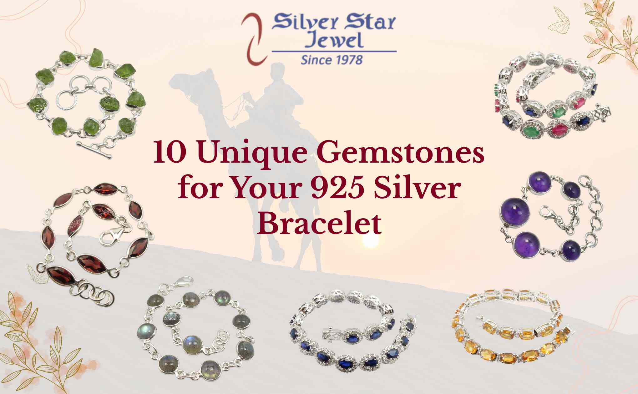 10 Unique Gemstones for Your 925 Silver Bracelet