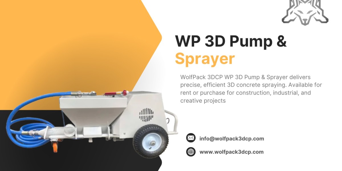WP 3D Pump & Sprayer – High-Precision Spraying for 3D Printing & Construction