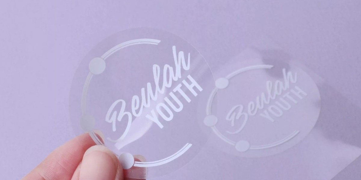 Custom Clear Cut Stickers for Modern Branding