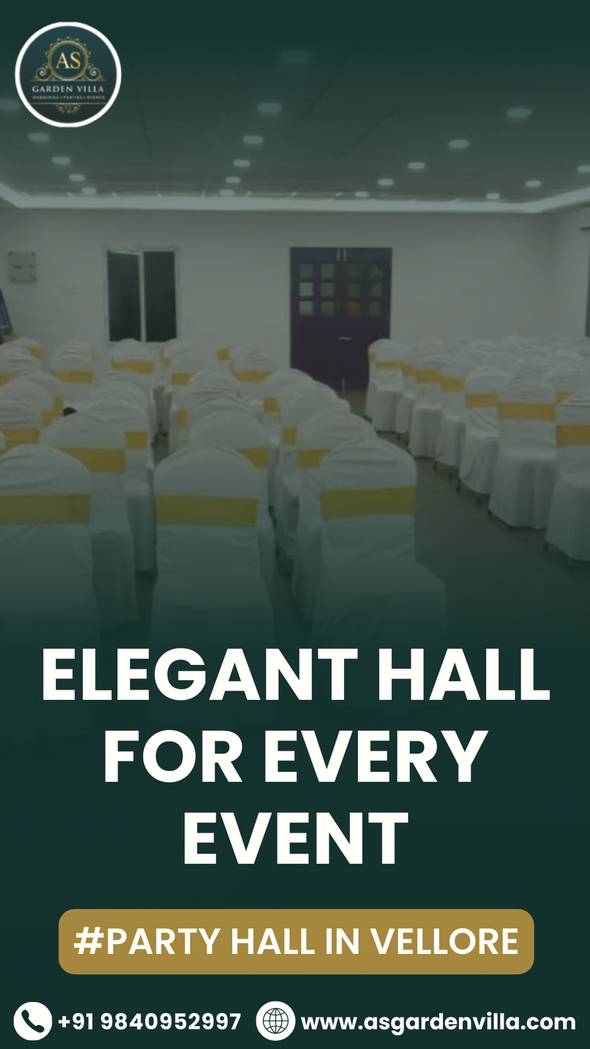 Party Hall in Vellore | AS Garden Villa - JustPaste.it