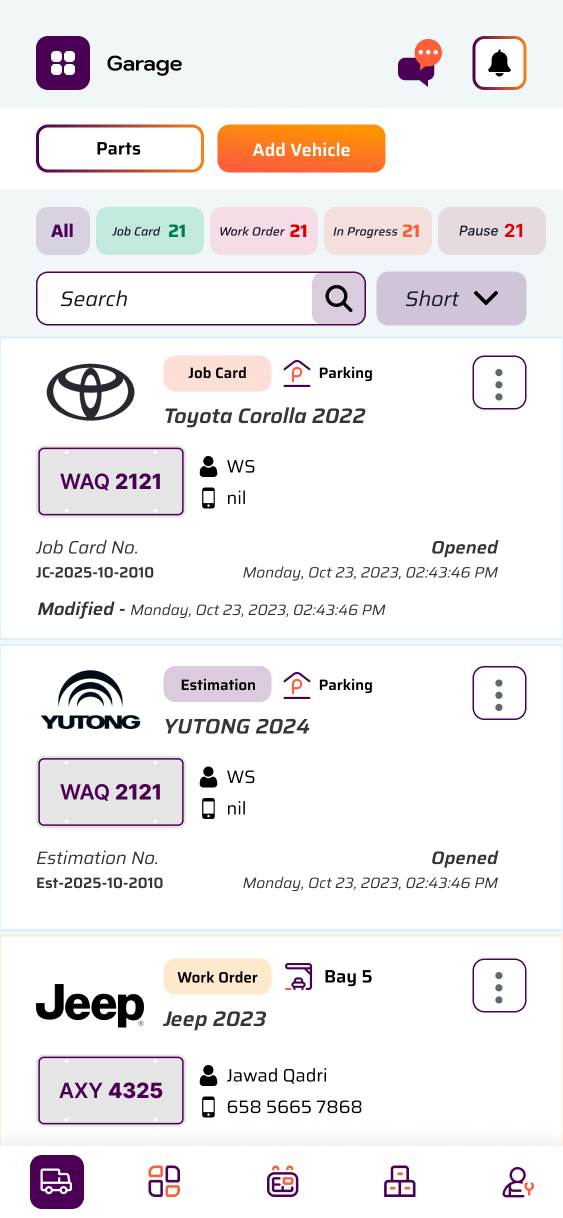 Garage Management System UAE | Dubai Garage Software