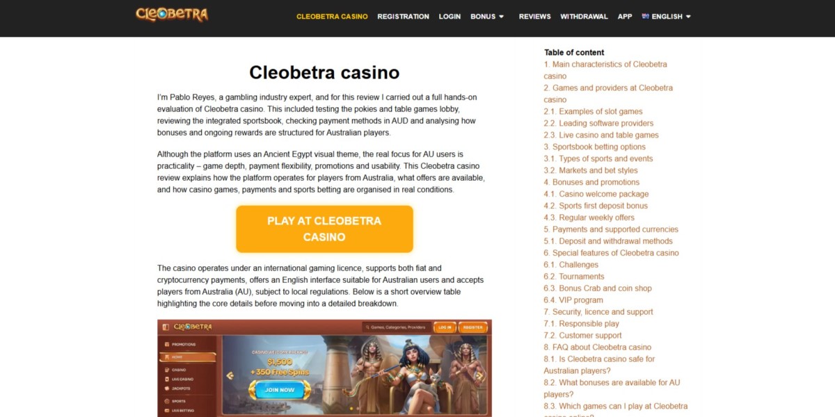 Cleobetra Casino Online Review 2026