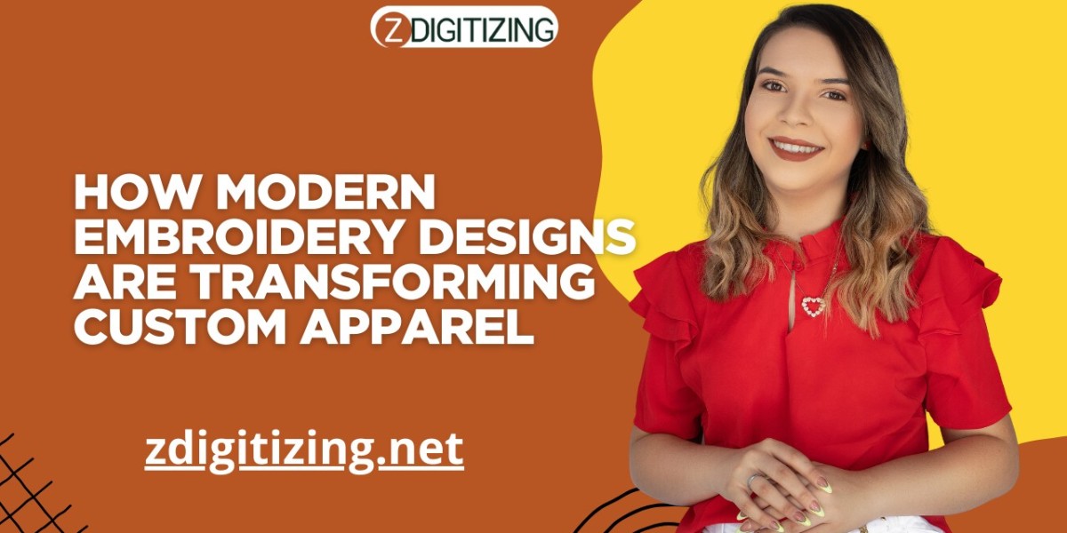 How Modern Embroidery Designs Are Transforming Custom Apparel