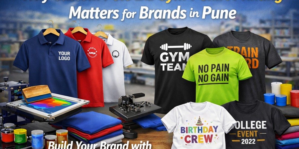 Why Custom Polo and Gym T-Shirt Printing is Beneficial for Brands in Pune