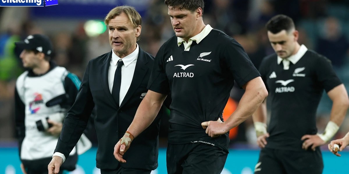 Rugby World Cup 2027: All Blacks’ struggles aren’t New Zealand Rugby World Cup coaching