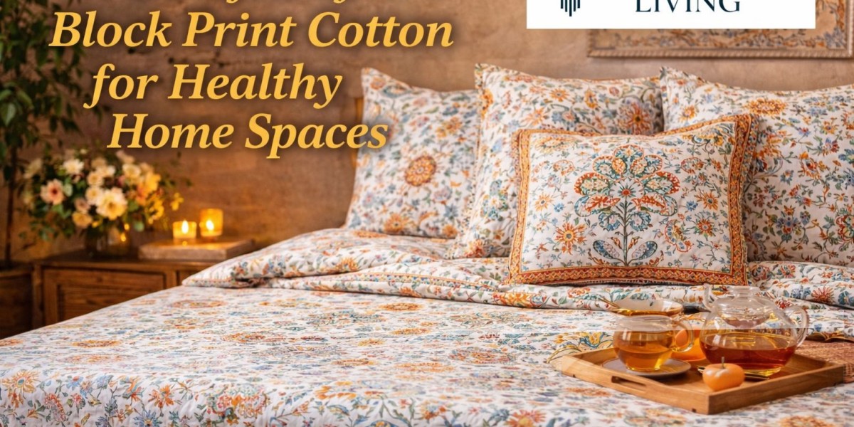 Benefits of block print cotton for healthy home spaces