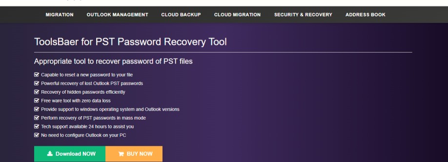 ToolsBaer PST Password Recovery Tool Cover Image
