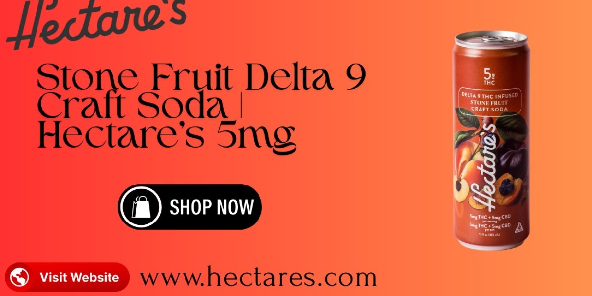 Hectares Delta-9 Drinks with Stone Fruit Craft Soda