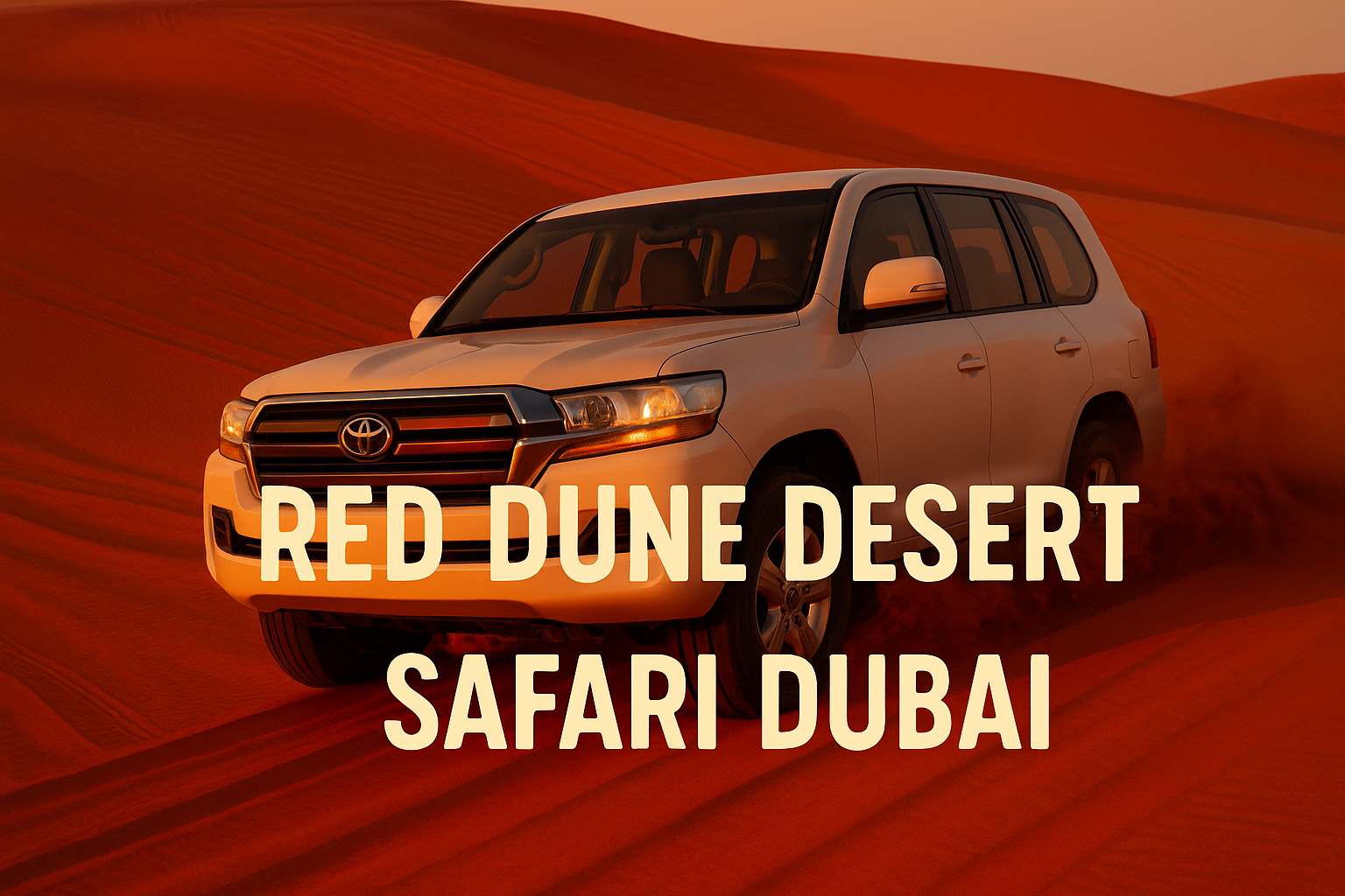 Red Dune Desert Safari Dubai – Ultimate Adventure Tour